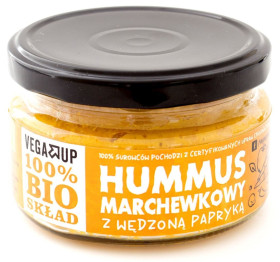 Hummus marchewkowy z wędzoną papryką BIO 190g-3568