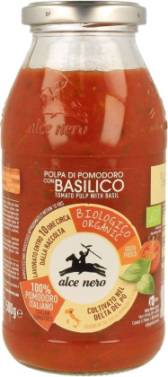 Pulpa pomidorowa z bazylią BIO 500g Alce Nero-3529