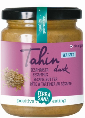 Tahina pasta sezamowa ciemna BIO 250g Terrasana-2521